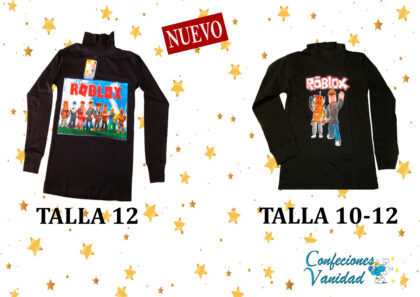 POLOS PIMA CON CUELLO diseño roblox