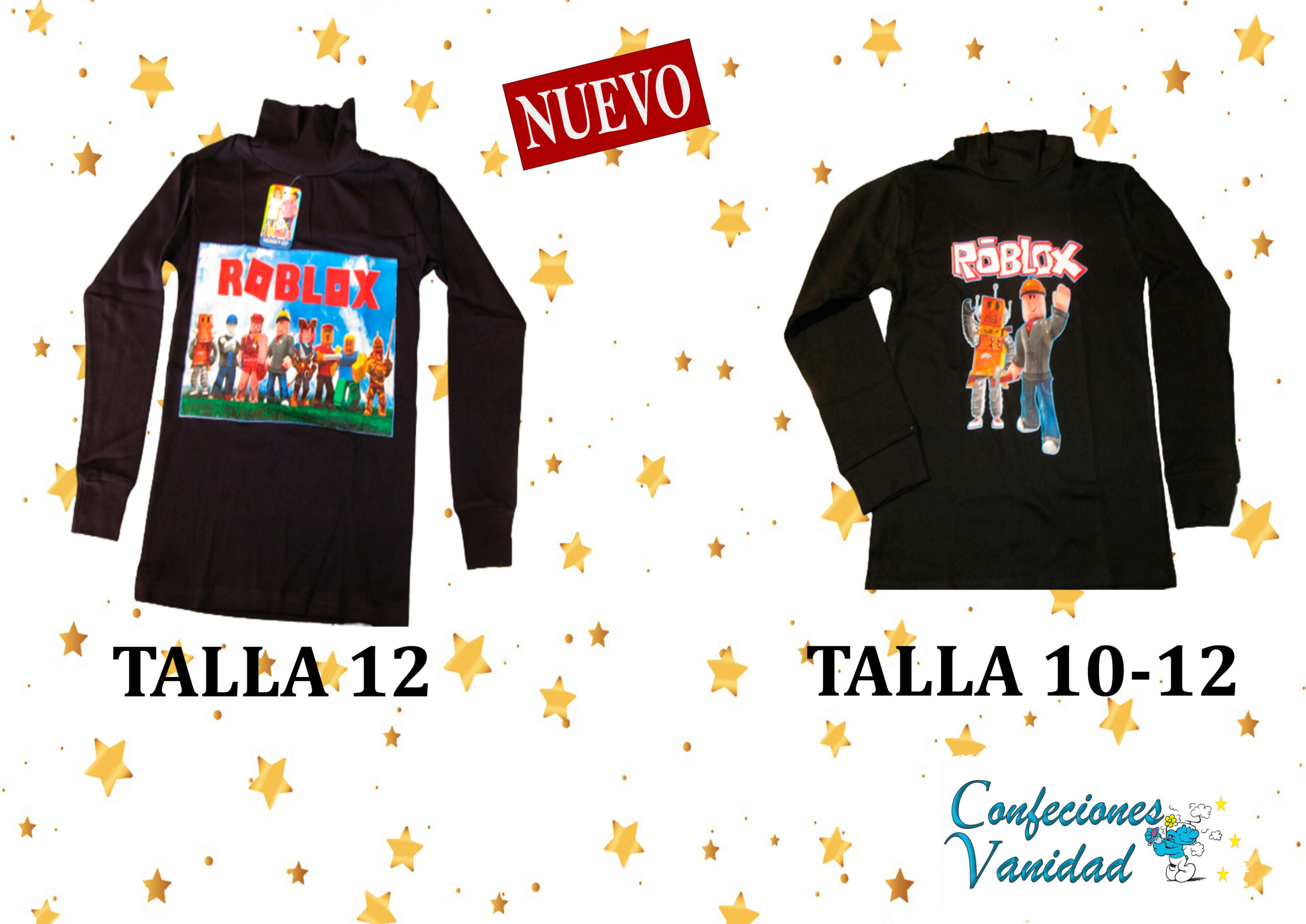 POLOS PIMA CON CUELLO diseño roblox