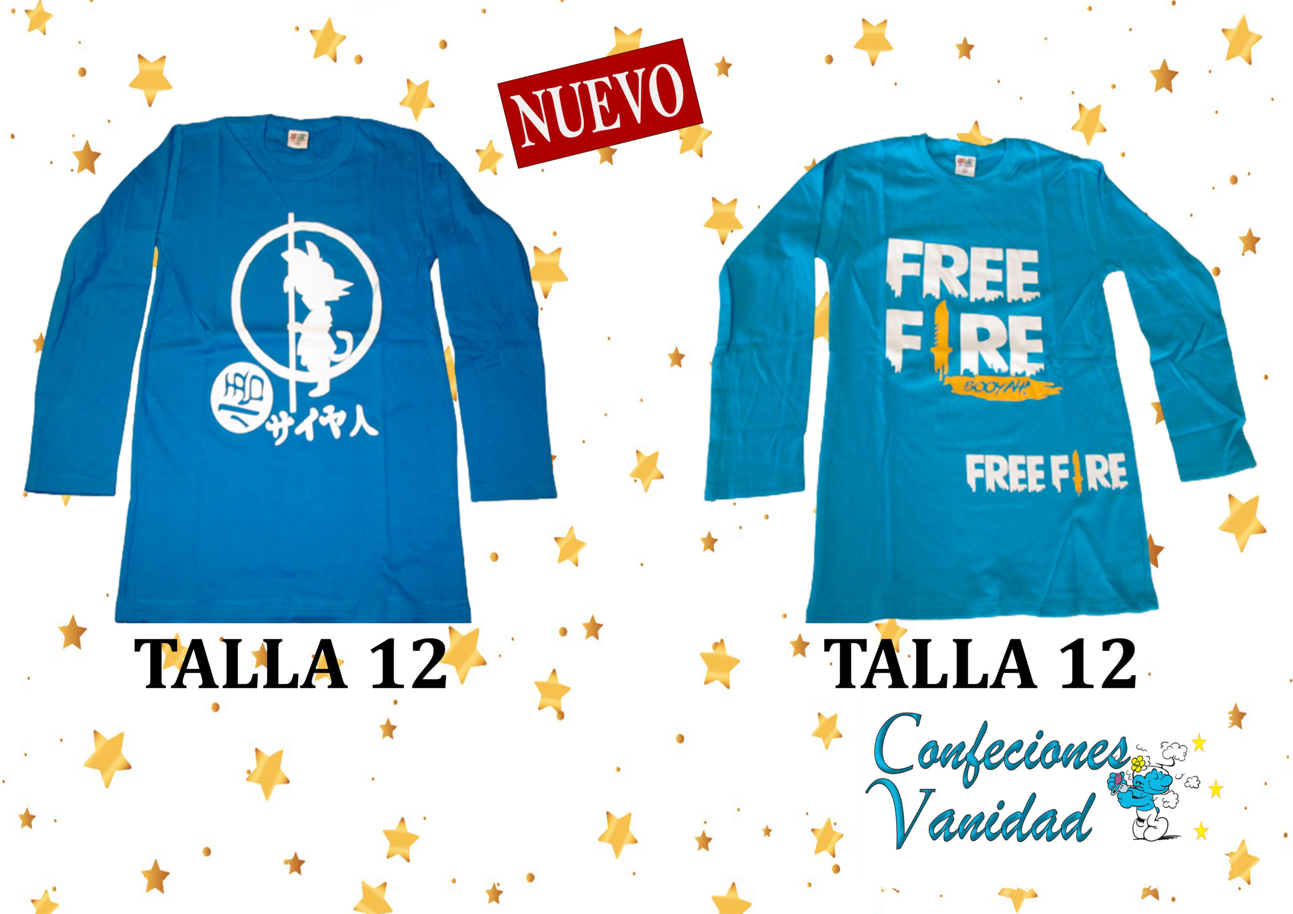 POLOS PIMA diseño free fire