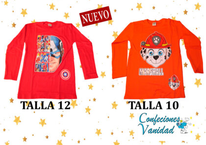 POLOS PIMA diseño avengers