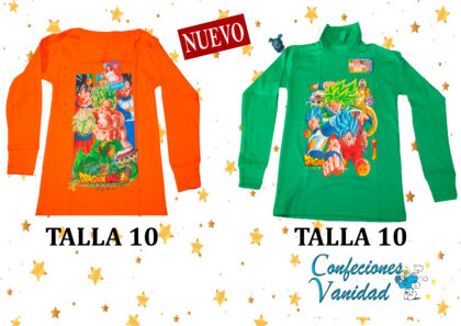 POLOS PIMA Diseño Dragon Ballz