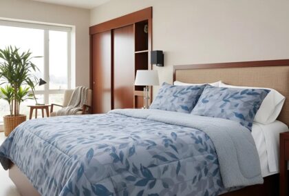 EDREDON INVIERNO flawers