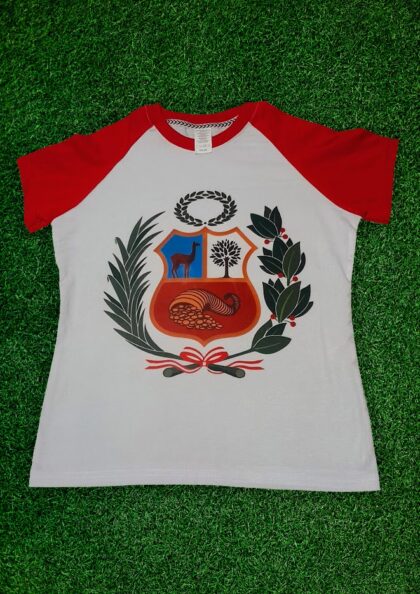 POLOS SUBLIMADOS Diseño Peru Escudo